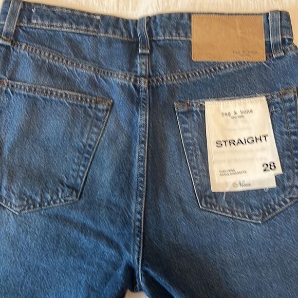 Rag & Bone Niña New York NWT straight high-rise ankle cigarette SZ 28 - Picture 7 of 9